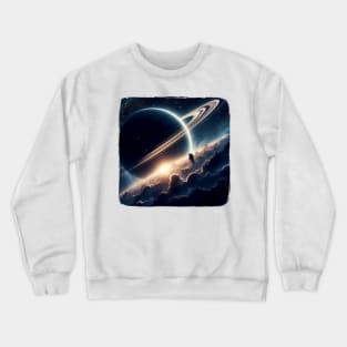 Dark side of Saturn Crewneck Sweatshirt